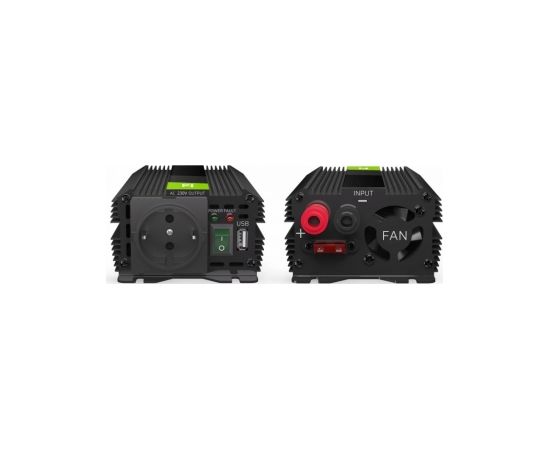 Strāvas pārveidotājs Green Cell Car Power Inverter Converter 12V to 230V 300W/ 600W