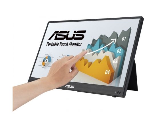 ASUS ZenScreen MB16AHT 39.6 cm (15.6") 1920x1080 pixels Full HD Touchscreen Black