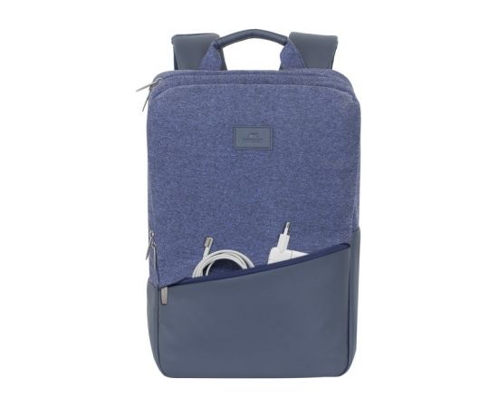 Rivacase 7960 notebook case 39.6 cm (15.6") Backpack case Blue