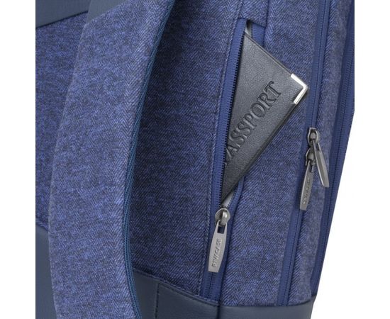 Rivacase 7960 notebook case 39.6 cm (15.6") Backpack case Blue