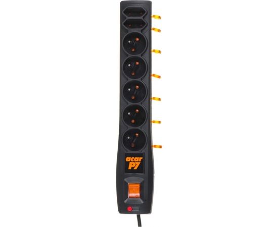 HSK DATA P& 3m power extension 5 AC outlet(s) Indoor/Outdoor Black