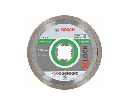 Dimanta griešanas disks Bosch 2608615136; 110x22,23 mm