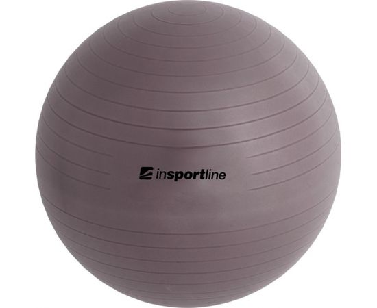 Vingrošanas bumba + sūknis inSPORTline Top Ball 75cm - Grey
