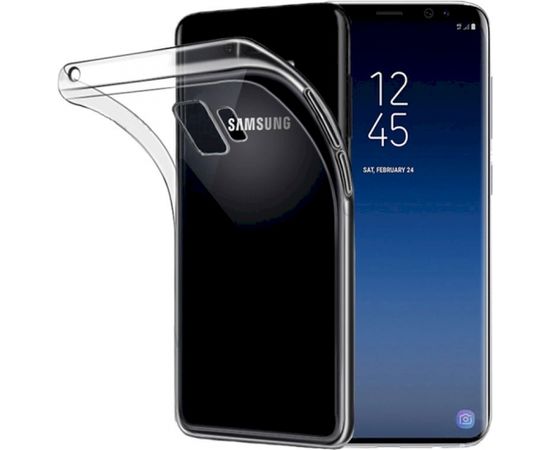 Fusion Ultra Back Case 0.3 mm Izturīgs Silikona Aizsargapvalks Priekš Samsung G960 Galaxy S9 Caurspīdīgs