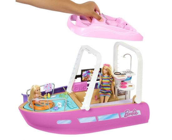 Mattel Barbie Wymarzona łódka DreamBoat Zestaw HJV37