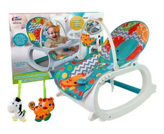 Кресло-качалка Lean Sport 2in1 с вибрацией и музыкой