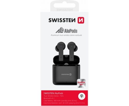 Swissten ALUPODS PRO TWS Bluetooth Stereo Austiņas ar Mikrofonu