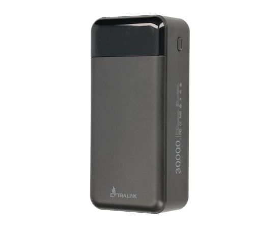 Extralink EX.19522 power bank Lithium Polymer (LiPo) 30000 mAh Black