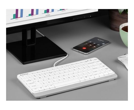 Keyboard A4Tech FSTYLER FK11 White A4TKLA47119