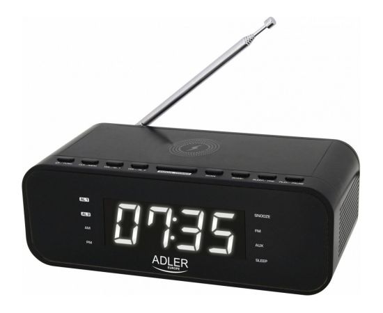 ADLER AD 1192b radio modinātājs melns