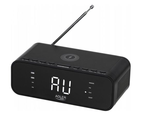 ADLER AD 1192b radio modinātājs melns