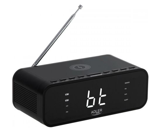 ADLER AD 1192b radio modinātājs melns