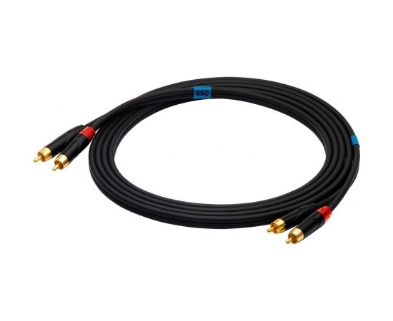 SSQ RCARCA1 SS-1431 Cable 2x RCA - 2x RCA 1 m Black
