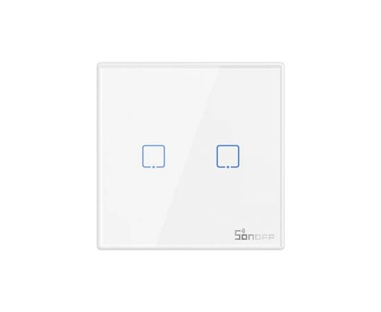 Smart Wireless Wall Switch Sonoff T2EU2C-RF 433MHz (2-channel)