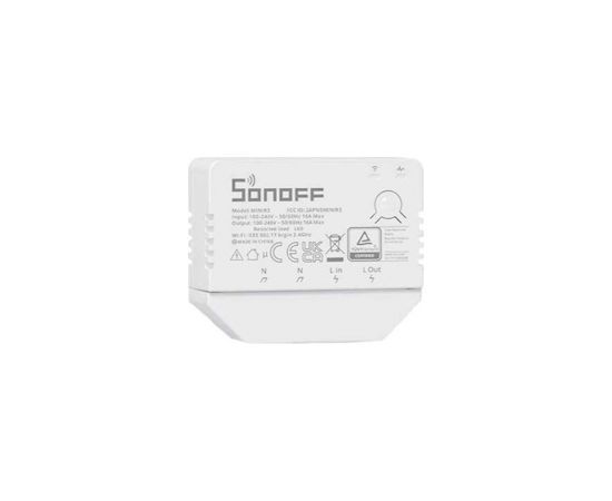 Smart Wi-Fi switch Sonoff MINI R3 Viedie slēdži
