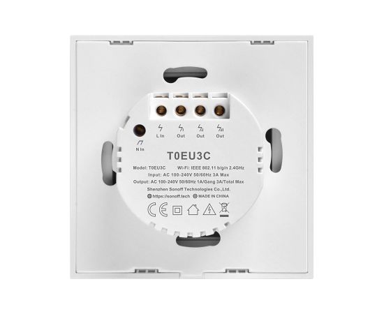 Smart Switch WiFi  Sonoff T0 EU TX (3-channels)