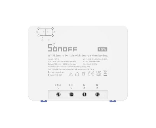 Smart Wi-Fi switch with Energy Monitoring Sonoff POWR3 (25A/5500W)