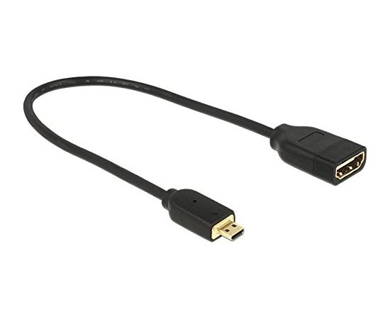 DeLOCK micro HDMI - HDMI St-Bu 20cm 4K