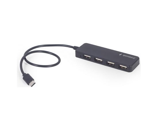 Gembird UHB-CM-U2P4-01 4-port USB Type-C hub, black