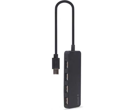 Gembird UHB-CM-U2P4-01 4-port USB Type-C hub, black
