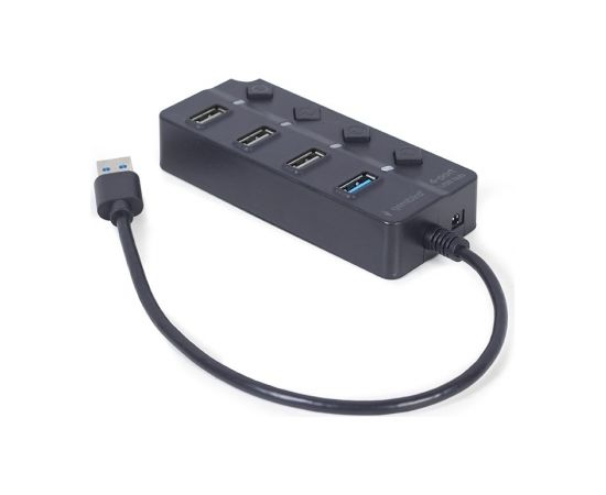 Gembird UHB-U3P1U2P3P-01 4-port USB hub (1 x USB 3.1 + 3 x USB 2.0)