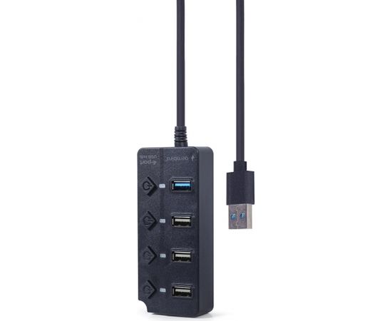 Gembird UHB-U3P1U2P3P-01 4-port USB hub (1 x USB 3.1 + 3 x USB 2.0)