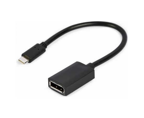 Gembird A-CM-DPF-02 USB-C to DisplayPort adapter cable, 4K 60 Hz, 15cm, black