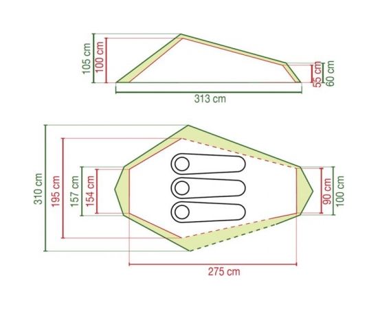 Coleman Cobra 3 trekinga telts