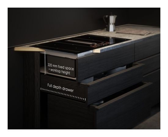 AEG CCE84751CB Indukcijas virsma ar tvaika nosūcēju Iebūvējama virsma - Indukcijas