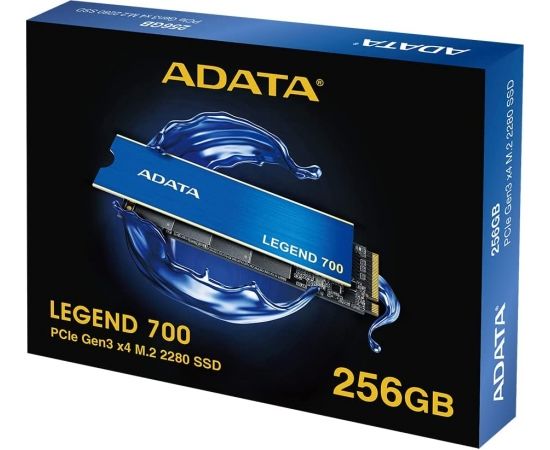 ADATA LEGEND 700 256 GB - SSD - M.2, PCIe 3.0 x4, blue/gold