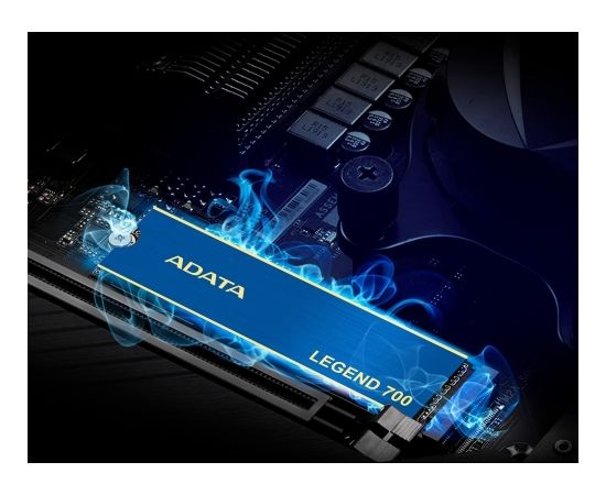 ADATA LEGEND 700 256 GB - SSD - M.2, PCIe 3.0 x4, blue/gold