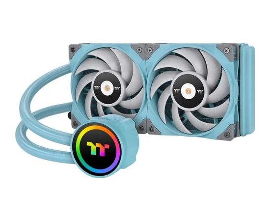 Thermaltake TOUGHLIQUID 240 ARGB Sync All-In-One Liquid Cooler Turquoise 240mm, water cooling (turquoise)