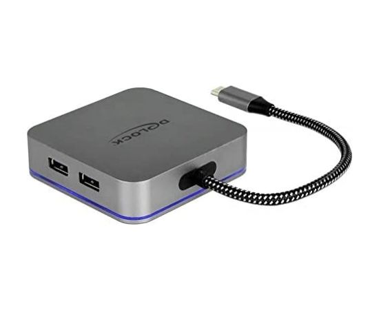 DeLOCK USB-C docking station 4K w. LED - HDMI / Hub / PD 3.0