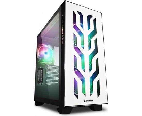 Sharkoon ELITE SHARK CA300T, big tower case (white, 2x tempered glass)