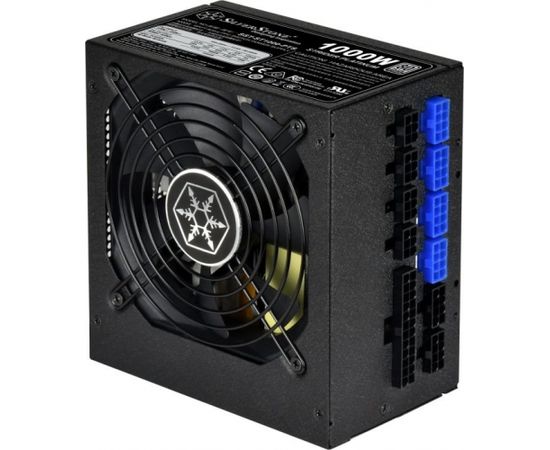 Silverstone SST-ST1000-PTS 1000W PC Power Supply (black 8x PCIe, cable management)