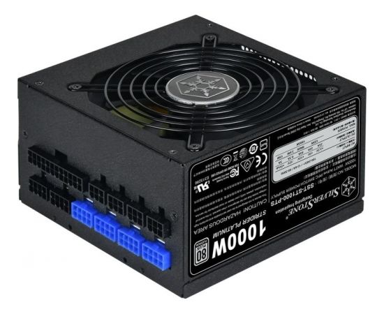 Silverstone SST-ST1000-PTS 1000W PC Power Supply (black 8x PCIe, cable management)