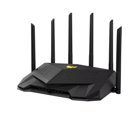 Asus Dual Band WiFi6 Gigabit Router TUF Gaming AX6000  802.11ax, 1148+4804 Mbit/s, 10/100/1000 Mbit/s, Ethernet LAN (RJ-45) ports 5, Antenna type External