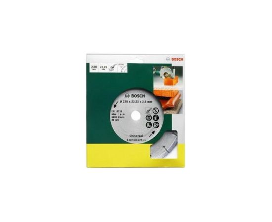 Dimanta griešanas disks Bosch BEST FOR UNIVERSAL; 230mm