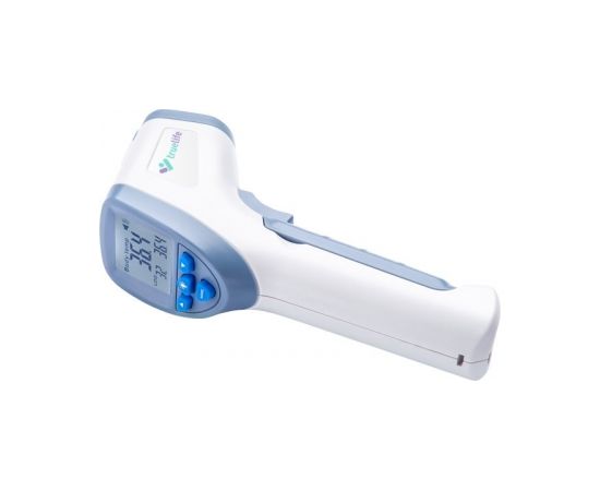 TrueLife CAREQ7BLU digital body thermometer Remote sensing thermometer Blue, White Universal Buttons