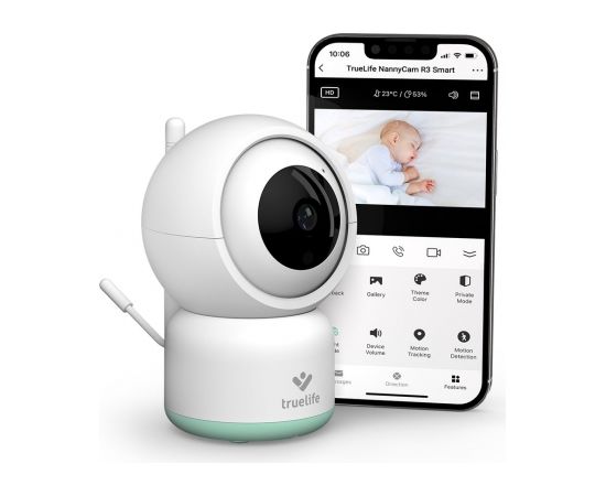 TrueLife TLNCR3S video baby monitor Wi-Fi White