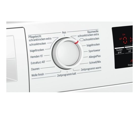 Bosch Serie 6 WTG86401PL tumble dryer Freestanding Front-load White 8 kg B