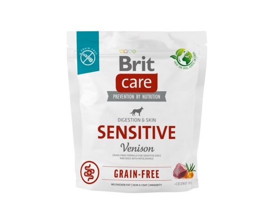 Dry food for dogs with food intolerances BRIT Care Dog Grain-Free Sensitive Venison 1kg