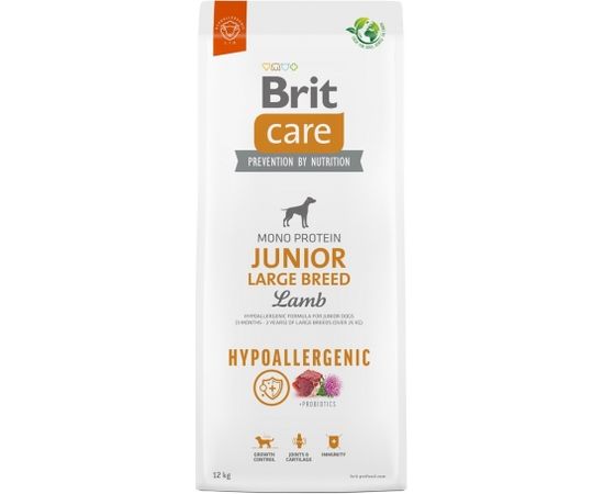 BRIT Care Hypoallergenic Junior Large Breed Lamb - dry dog food - 12 kg