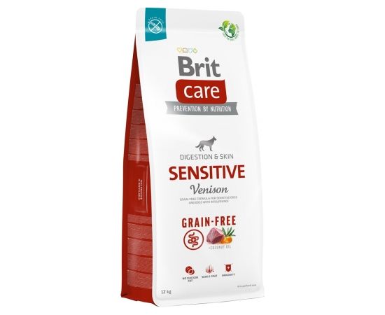 Dry food for dogs with food intolerances BRIT Care Dog Grain-Free Sensitive Venison 12kg