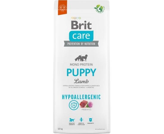 BRIT Care Hypoallergenic Puppy Lamb  - dry dog food - 12 kg