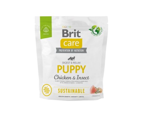 BRIT Care Dog Sustainable Puppy Chicken & Insect  - dry dog food - 1 kg