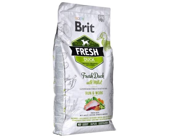 Brit Fresh Duck with Millet Active Run & Work  12kg