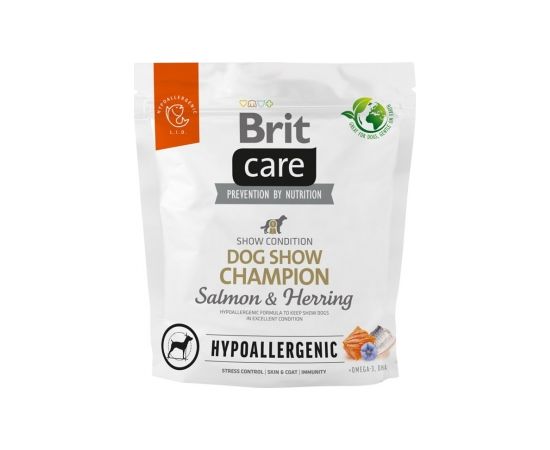 BRIT Care Hypoallergenic Adult Dog Show Champion Salmon & Herring - dry dog food - 1 kg
