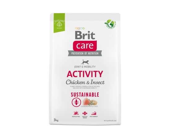 BRIT Care Dog Sustainable Activity Chicken & Insect  - dry dog food - 3 kg