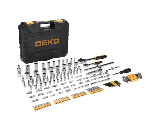Hand Tool Set Deko Tools DKAT150, 150 pieces